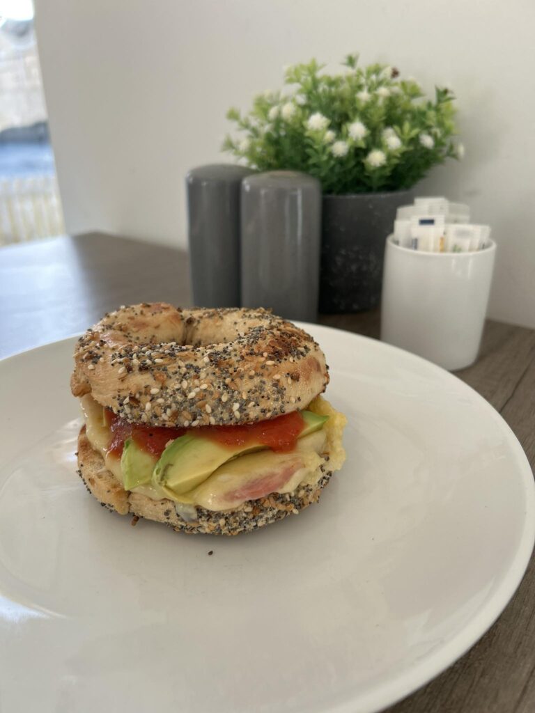 avacado bagel